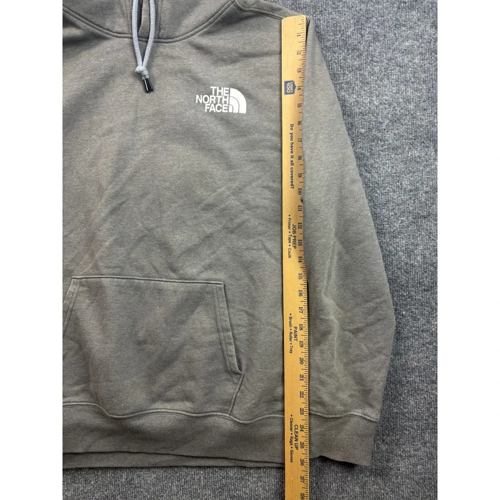 The North‎ Face Hoodie Mens Large Green Never Stop Exploring Box Logo Sweatshirt